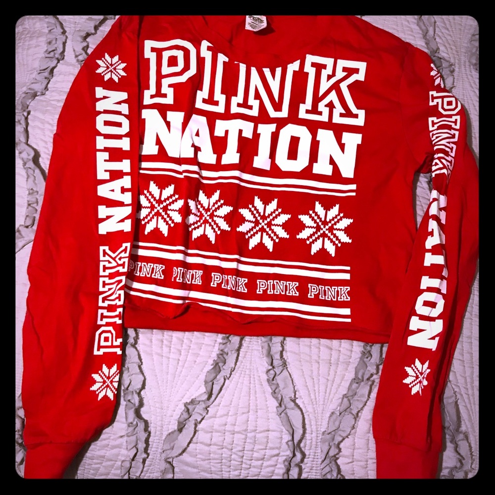 Long sleeve crop top